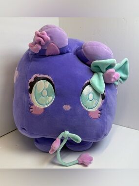 Big Games Kawaii Cat Purple Plush Stuffed Animal Toy Large Pet Simulator Game